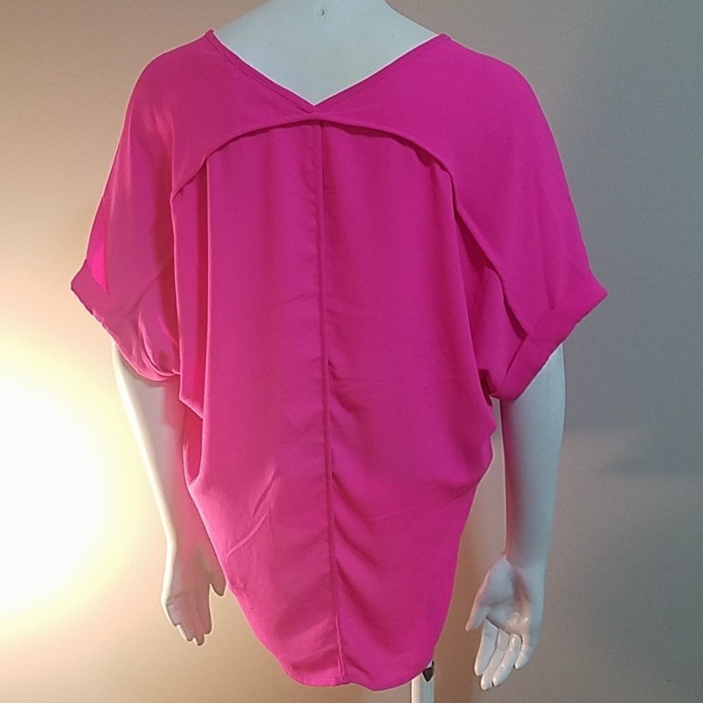 Lush Pink Polyester Top (Small) - Picture 4 of 6